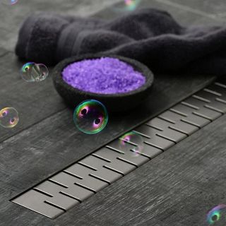 Душевой лоток Veconi Medium N 350 V350MN с решеткой Хром глянцевый